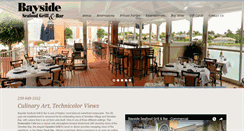 Desktop Screenshot of baysideseafoodgrillandbar.com